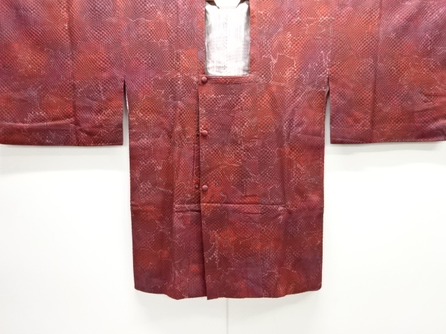 JAPANESE MICHIYUKI COAT / MATELASSE /  IVY LEAVES
